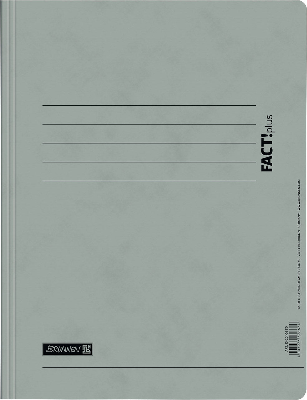 Brunnen_Schnellhefter_FACT-plus_grau_102010680