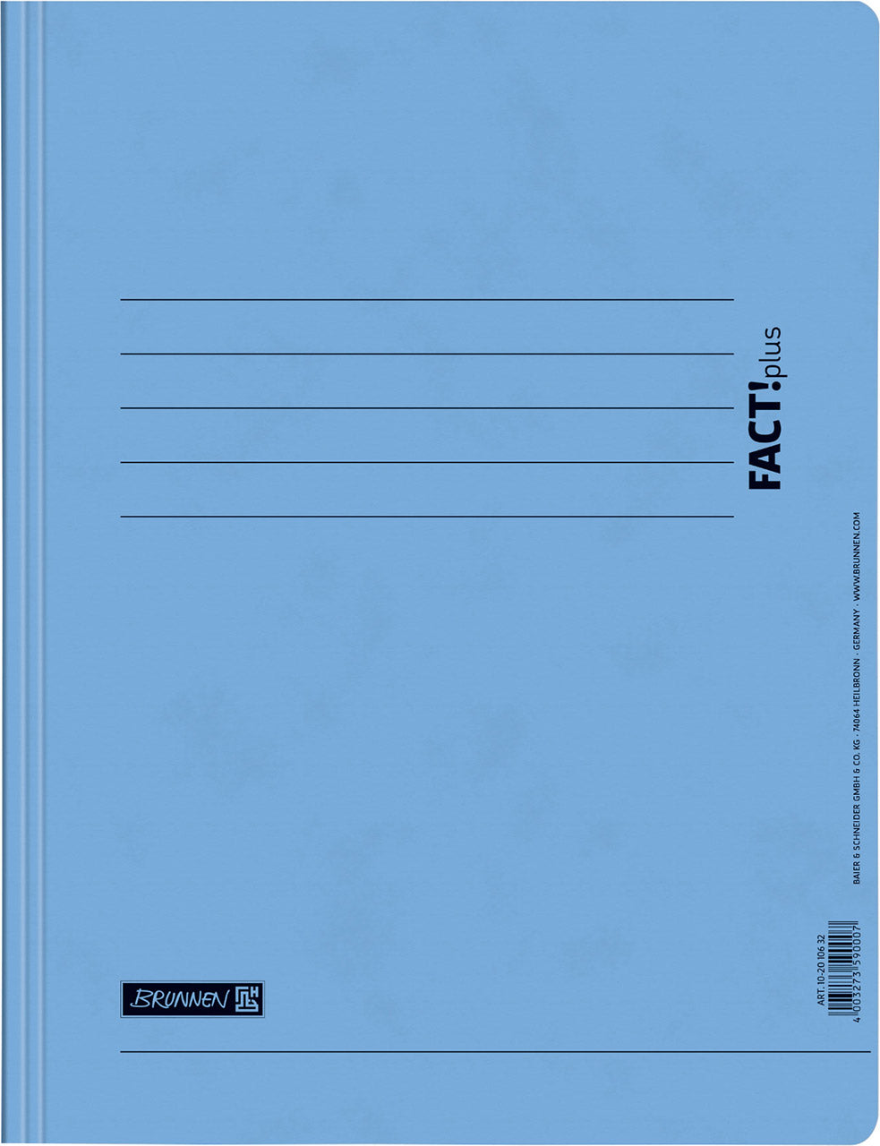 Brunnen_Schnellhefter_FACT-plus_hellblau_102010632