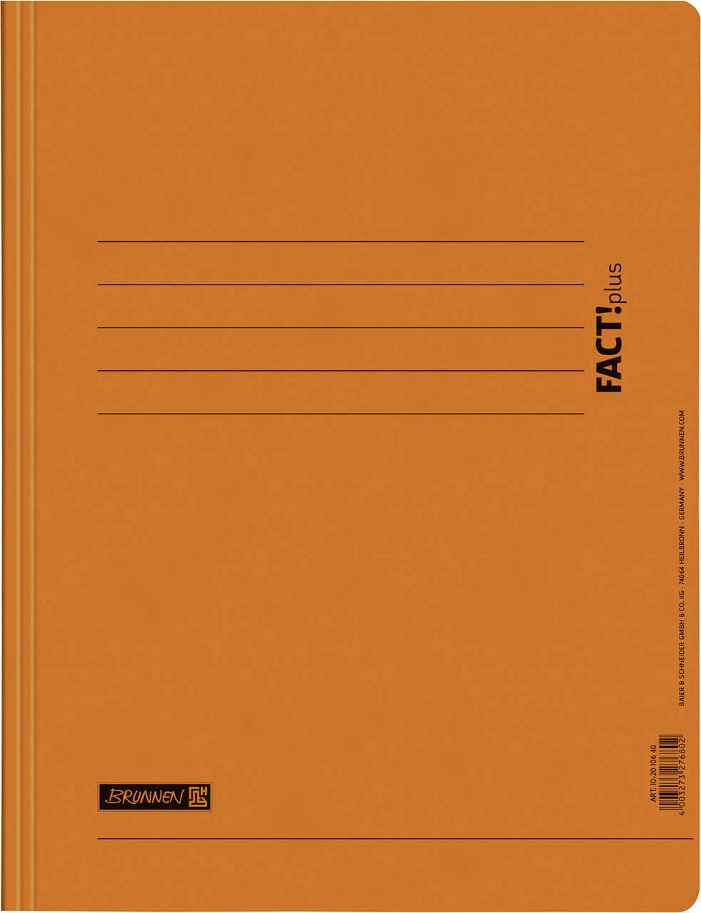 Brunnen_Schnellhefter_FACT-plus_orange_102010640