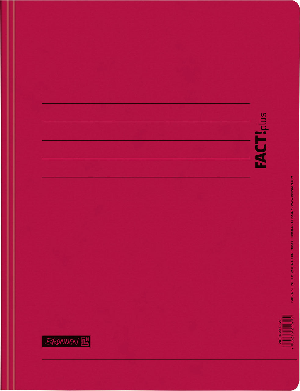 Brunnen_Schnellhefter_FACT-plus_rot_102010620