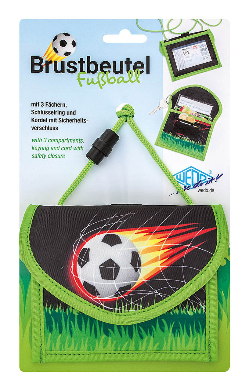 Brustbeutel-Fussball-Kinder-Busfahrkarten-Tasche-ovp