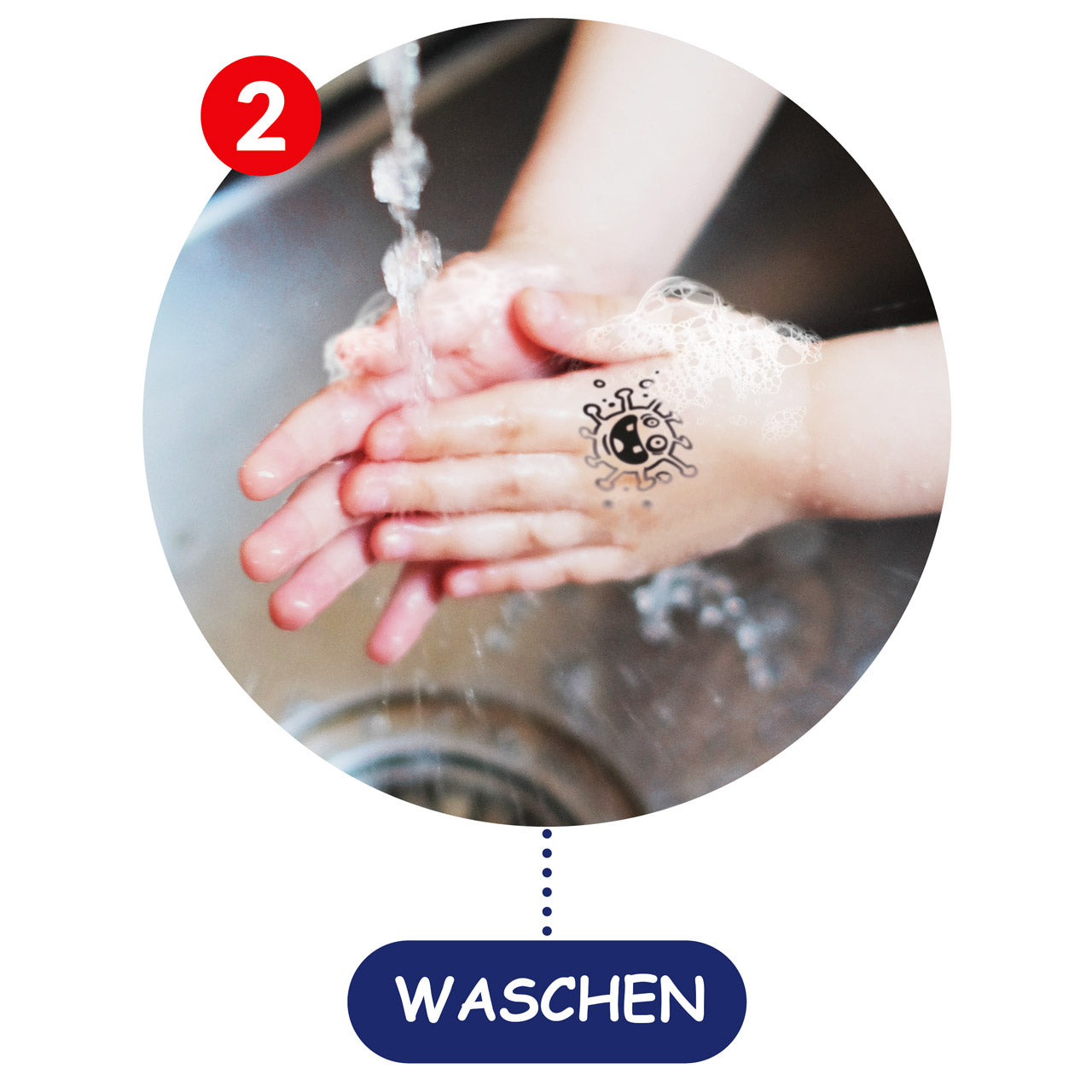 COLOP-protect-KIDS-stamp-Step-2-waschen-anleitung-DE-843658170664-kaufen-lafueliki