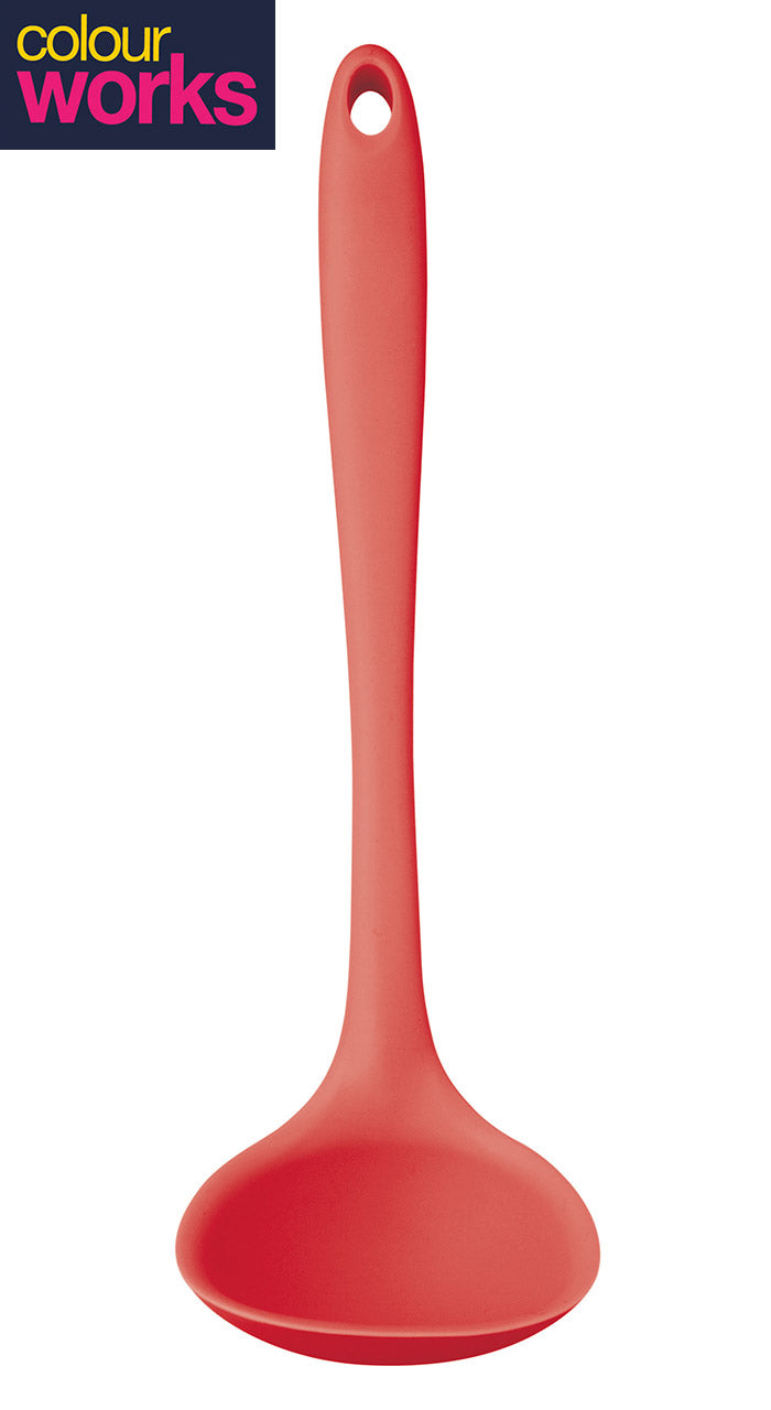 Colourworks-Kelle-Silikon-28-cm-rot-CWLADRED