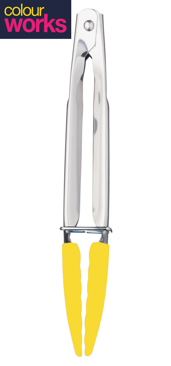 Colourworks-Kuechenzange-Mini-gelb