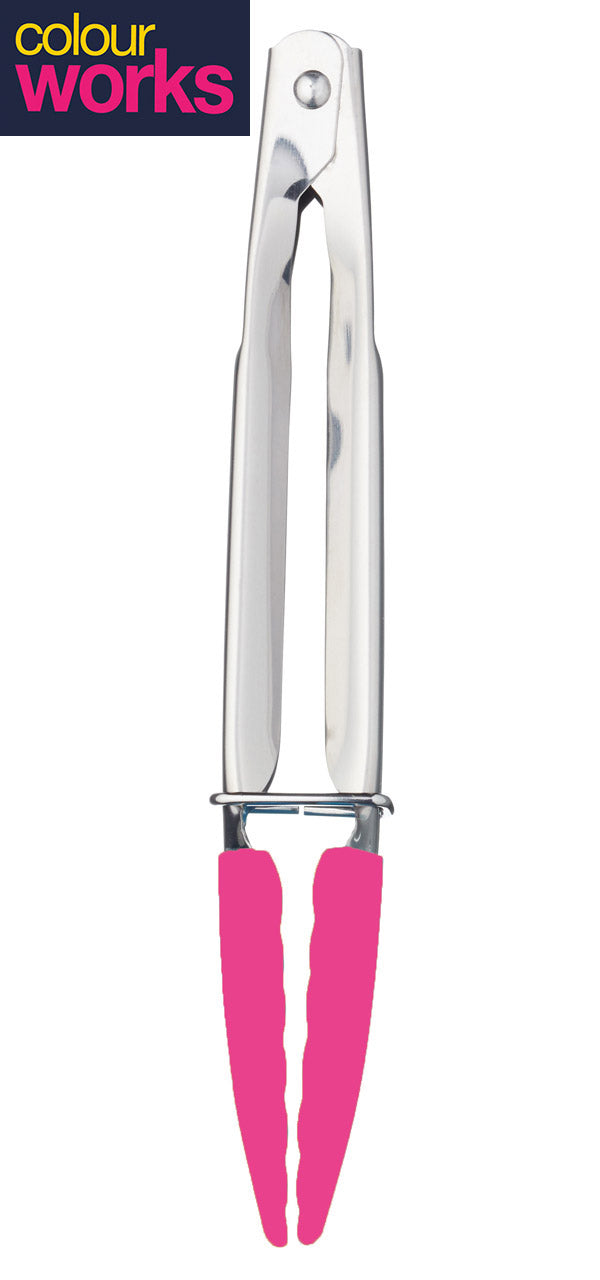 Colourworks-Kuechenzange-Mini-pink