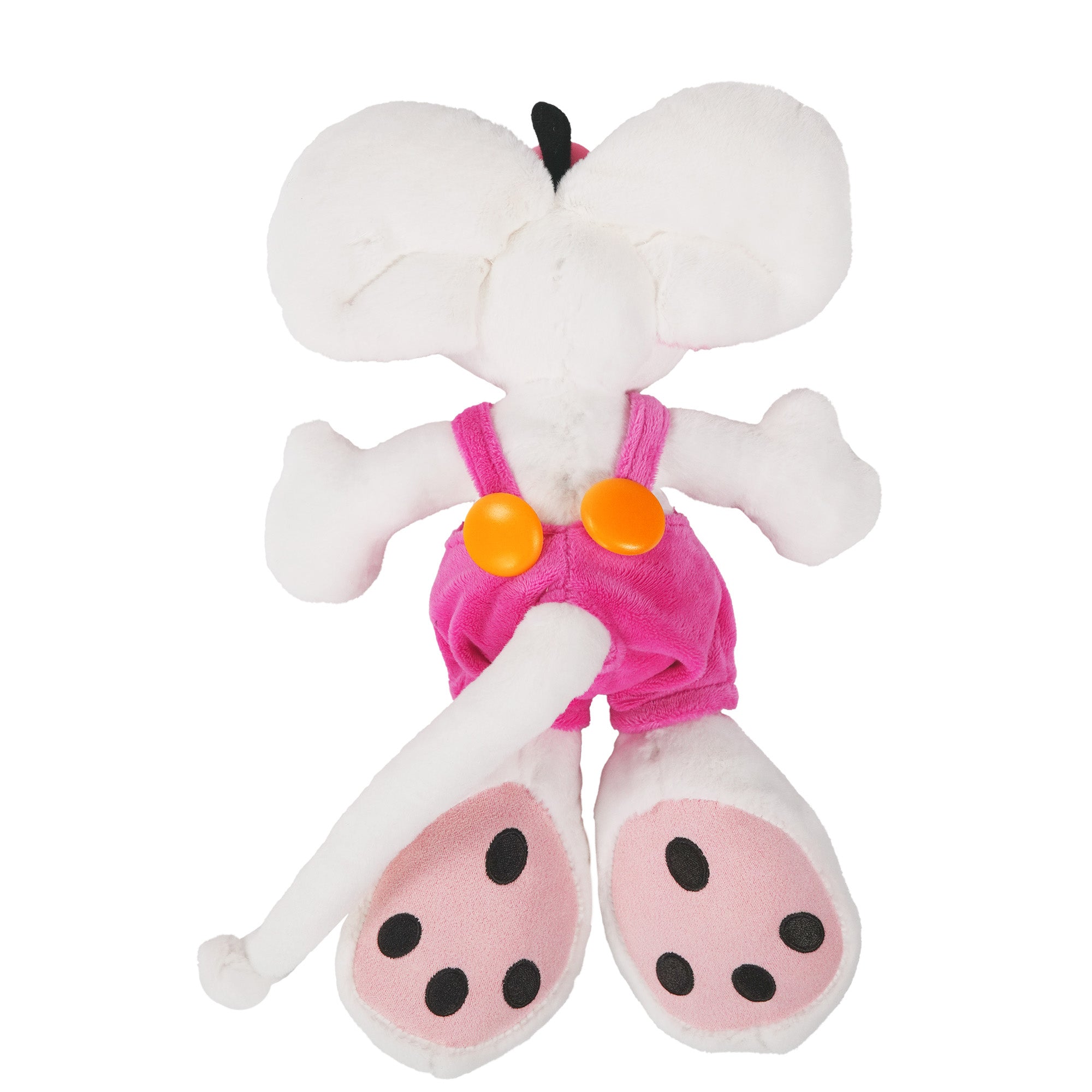 Diddl Kuscheltier mittel · 20 cm · Diddl Maus · Latzhose · Rosa