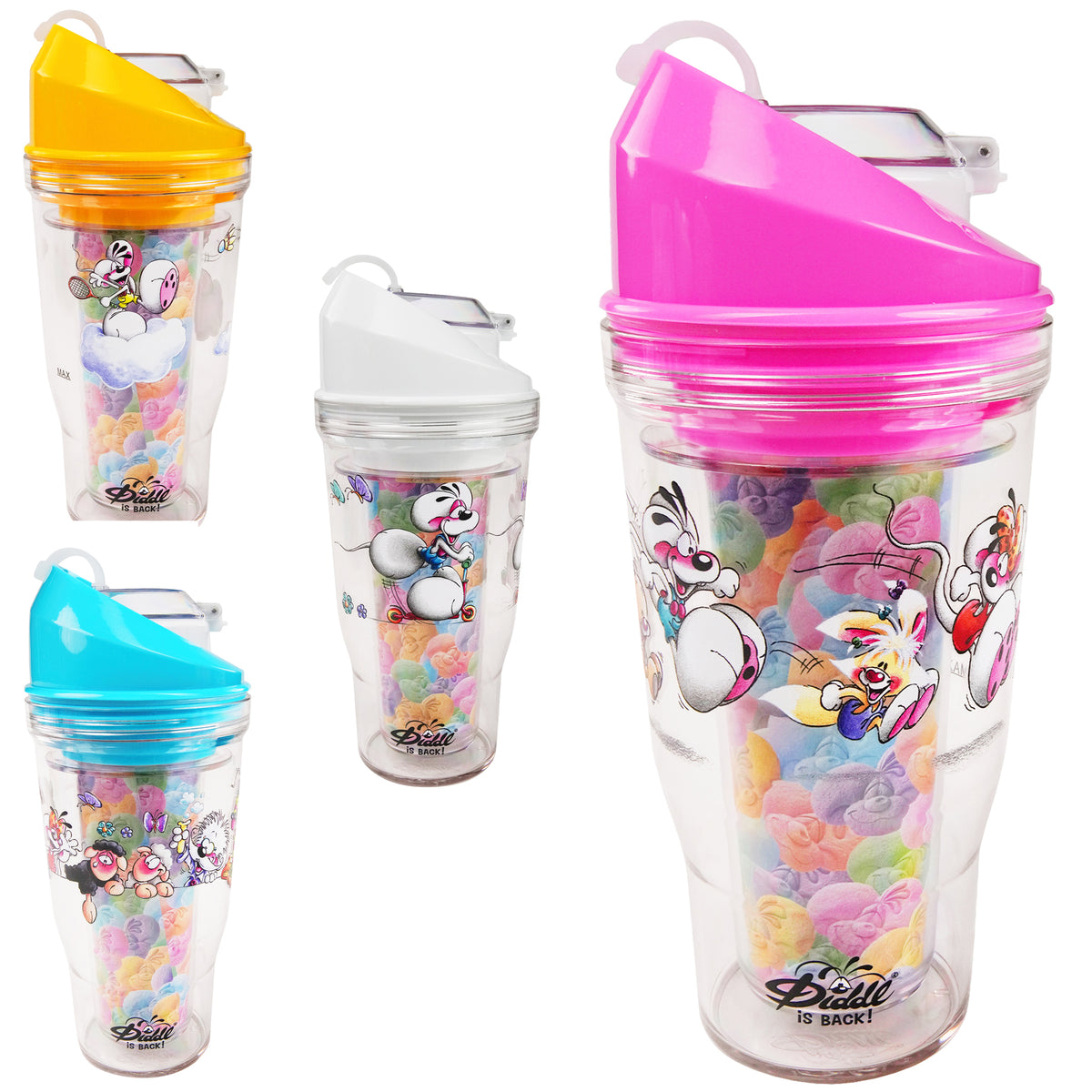 Diddl Müslibecher to-go Crunch Cup · 250ml · Farbe wählbar