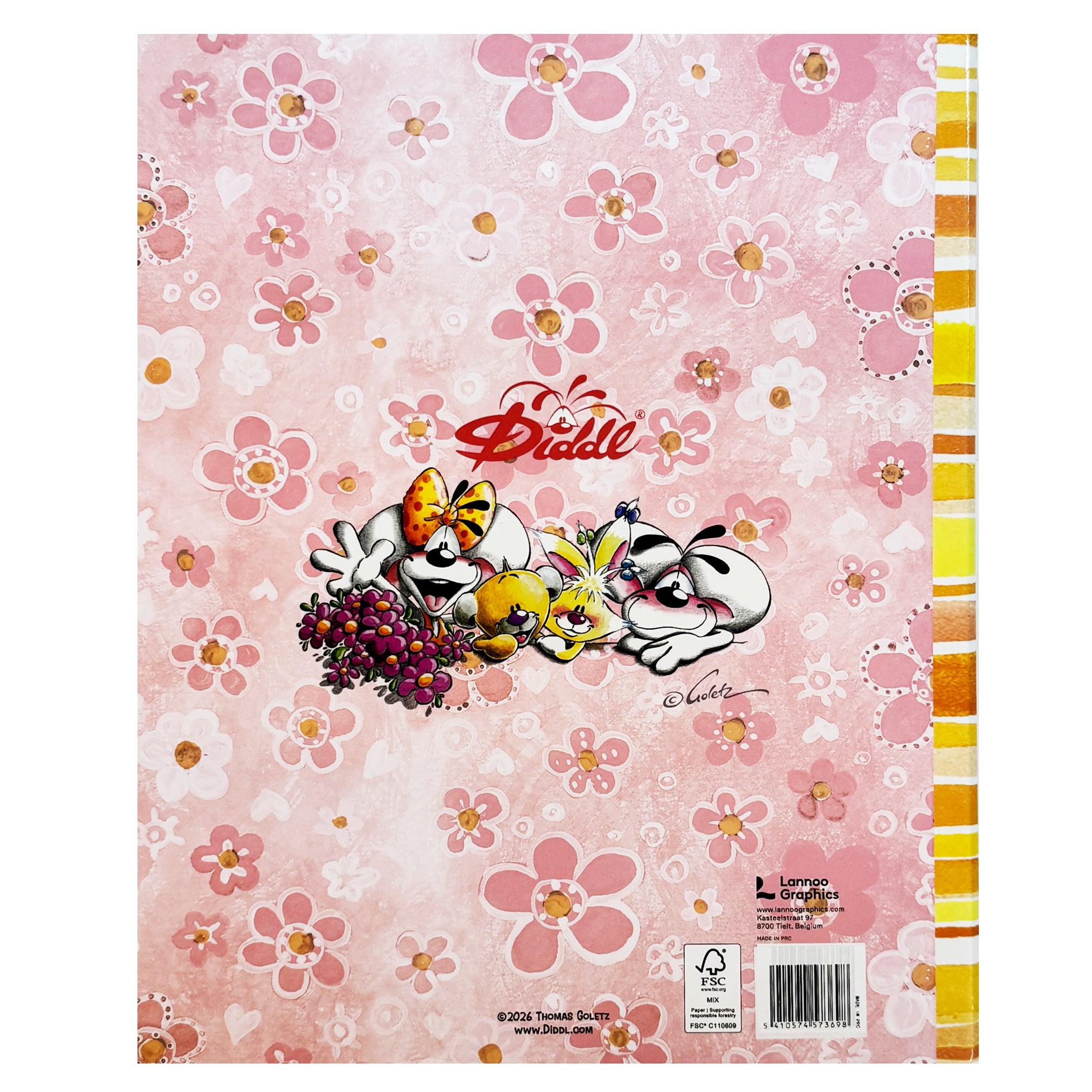 Diddl Ordner A4 · 23-Ring-Mechanik · Diddlina · Rosa