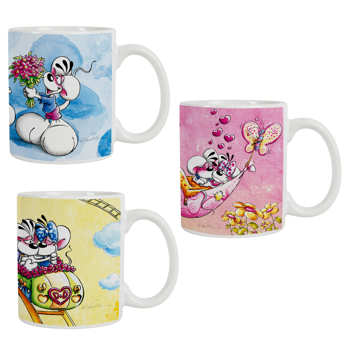 Diddl Tasse · Becher mit Kultmotiv – LAFÜLIKI