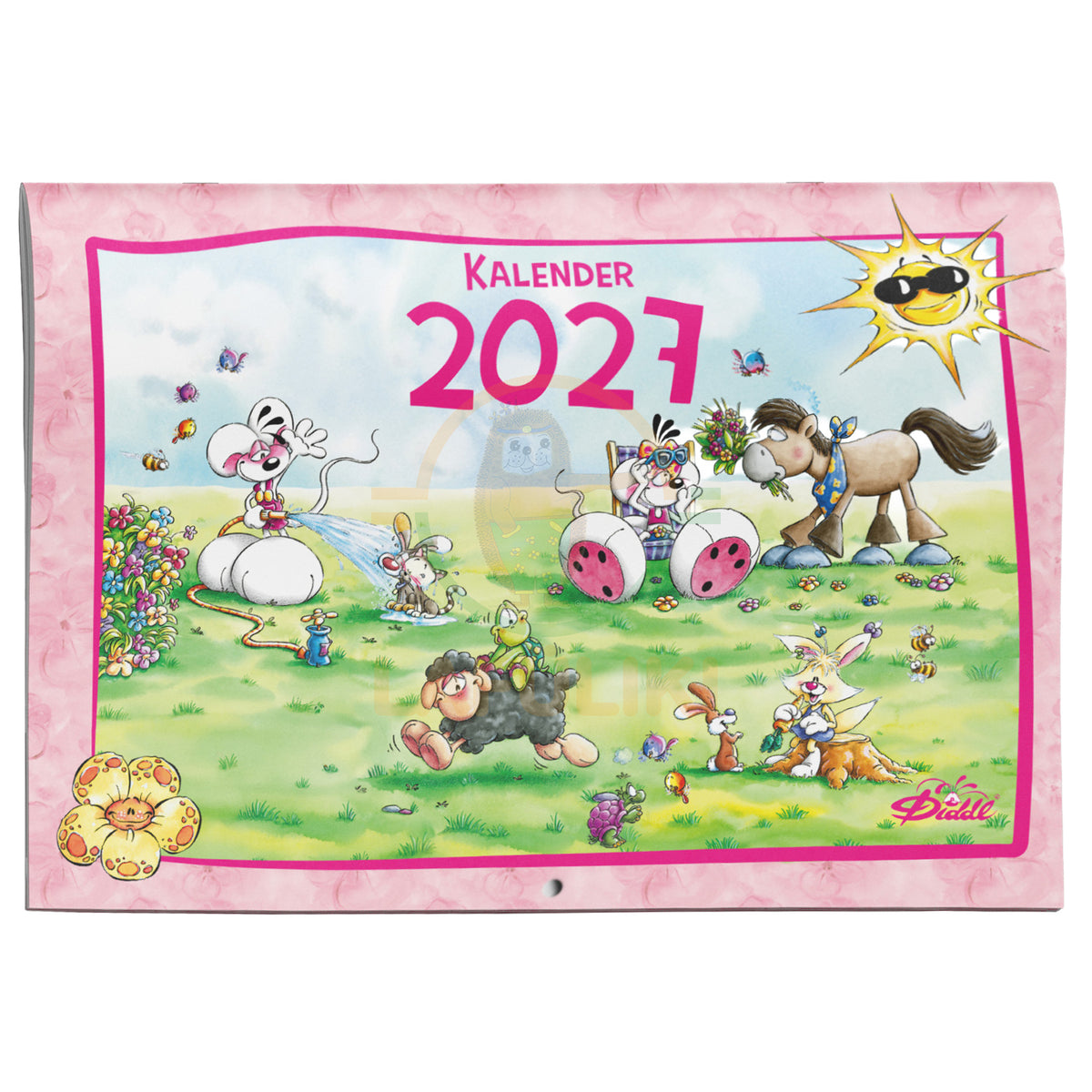 Diddl Wandkalender 2027 - A4 · Monatskalender · 12 Motiven