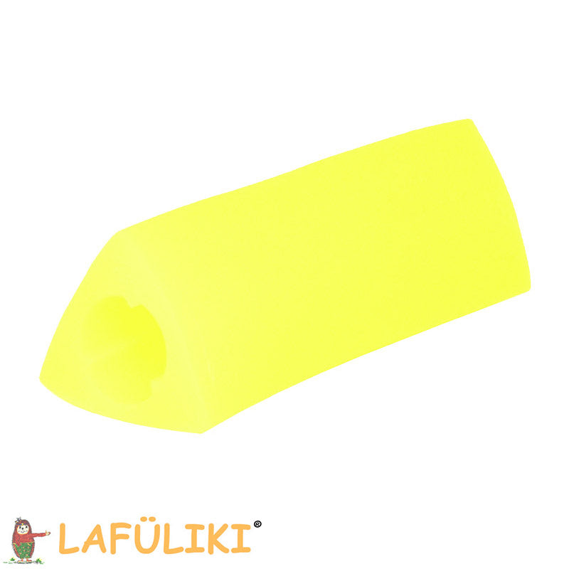 Dreikant-Schreibhilfe-klein-neon-gelb-Stifthalter-lafueliki