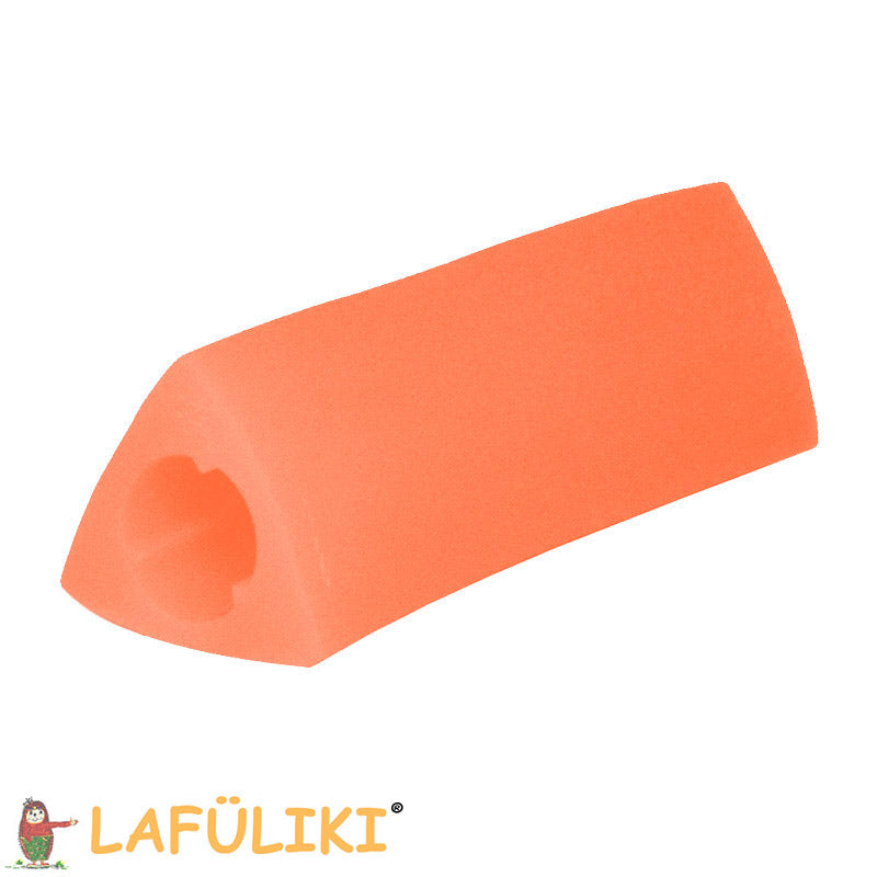 Dreikant-Schreibhilfe-klein-neonorange-Stifthalter-lafueliki