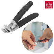 ERBE Zangen-Nagelknipser Soft Grip · 8,5 cm · Inox Edelstahl · Schwarz
