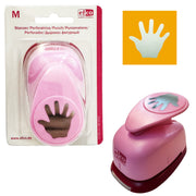 Efco Motivstanzer M · Hand/Handabdruck · 2,4 cm · Hebelmechanik