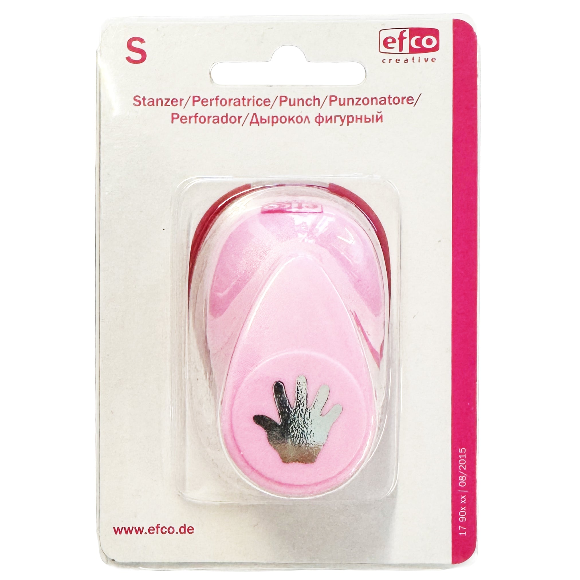 Efco Motivstanzer S · Hand/Handabdruck · 1,5 cm · Hebelmechanik