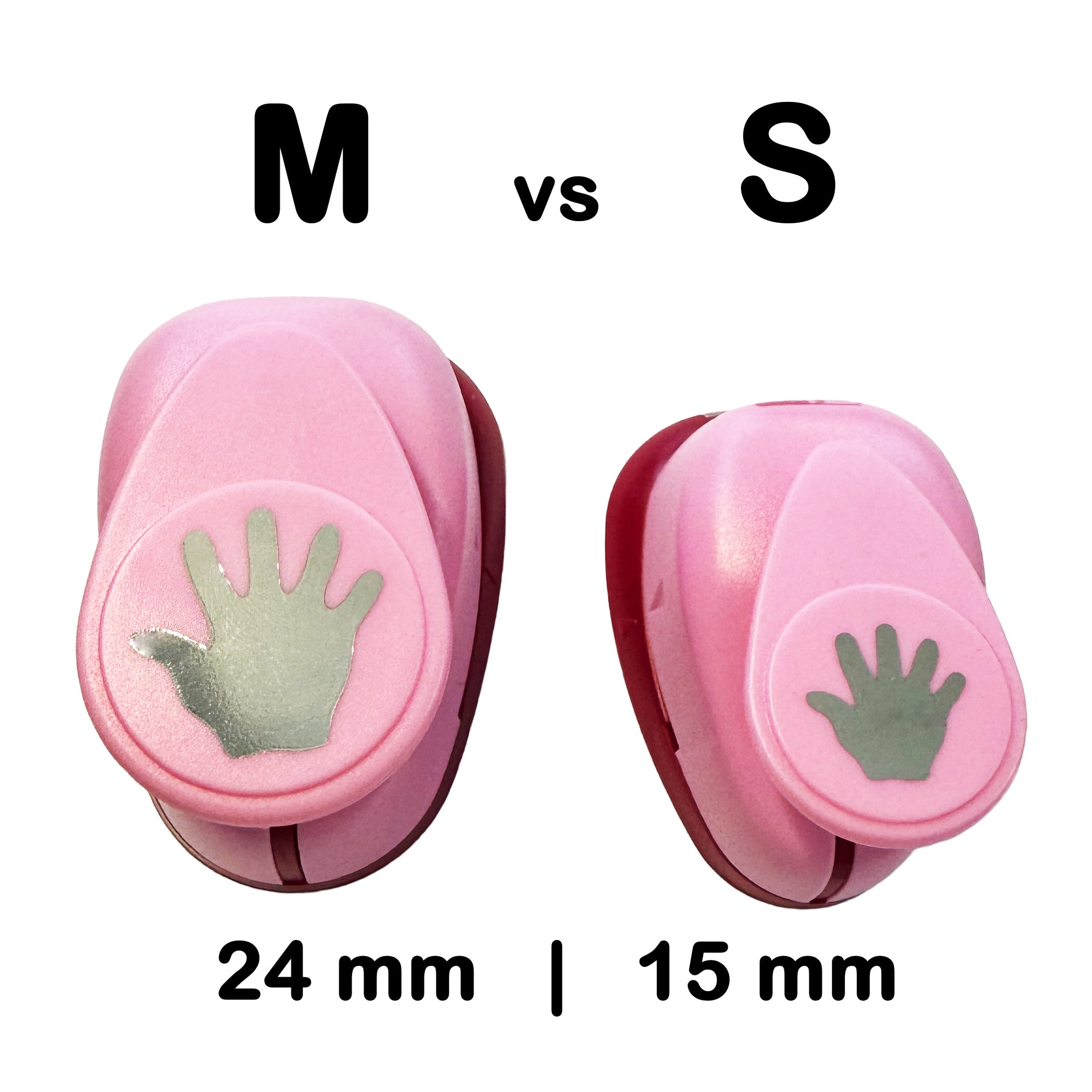 Efco Motivstanzer S · Hand/Handabdruck · 1,5 cm · Hebelmechanik