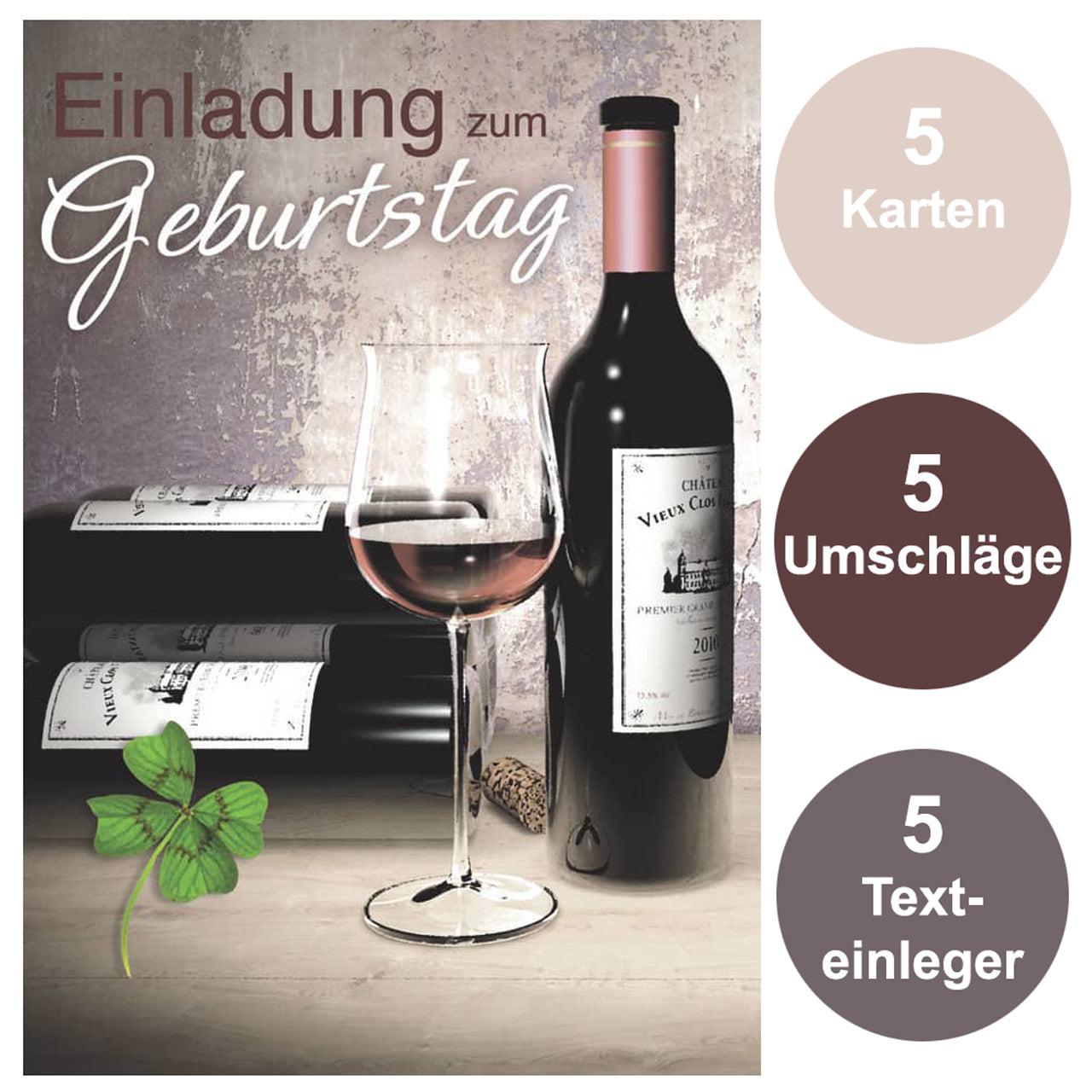 Einladung-zum-Geburtstag-Karte-mit-Umschlaeg-Komma-Festlich-Weinflasche-Weinglas-4057319510030-kaufen-lafueliki