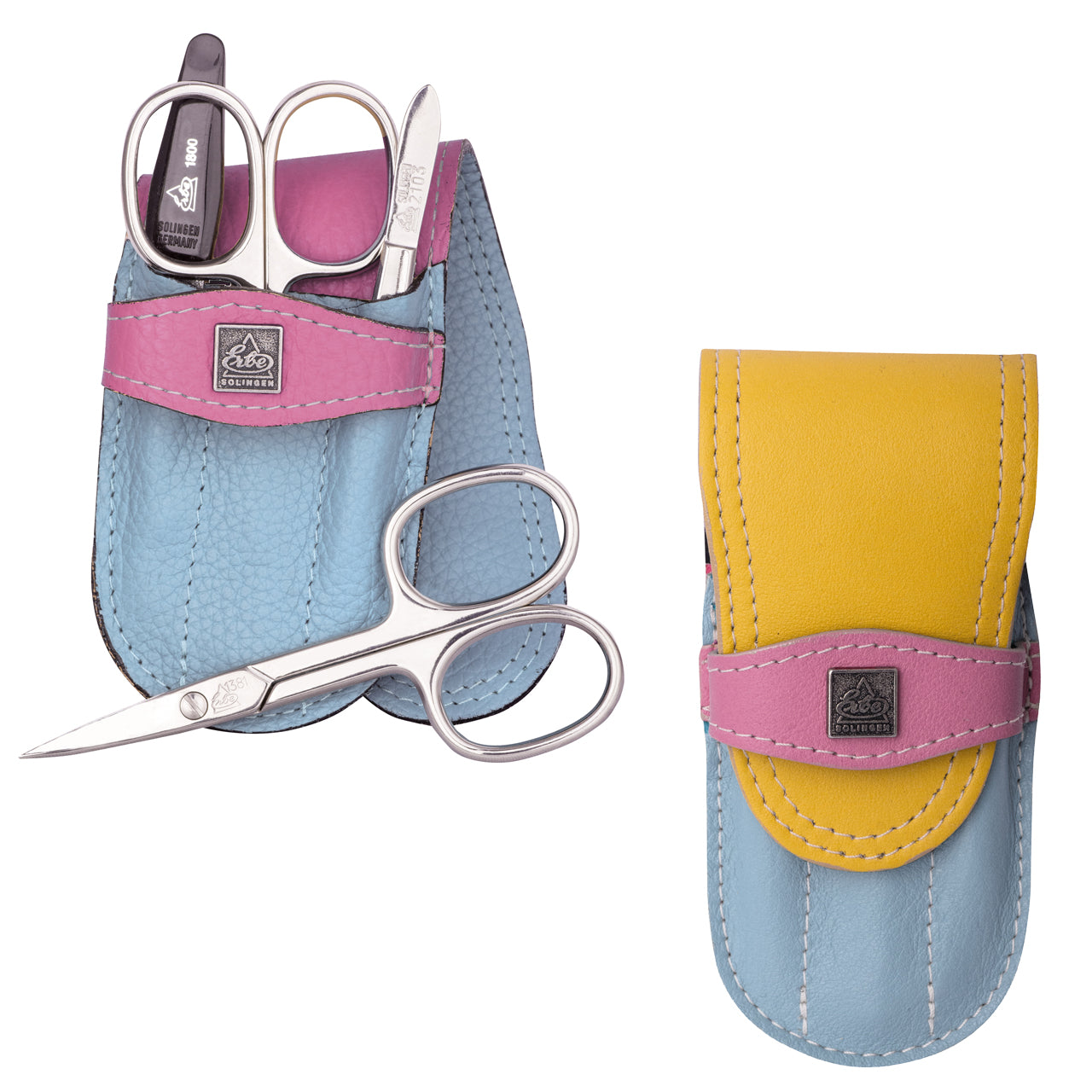 Erbe-Manikuere-Set-4-tlg-Rechtshaender-Rainbow-hellblau-pink-gelb-9749-lafueliki