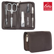 Erbe-Manikuere-Set-5-tlg-Linkshaender-Reissverschluss-9012-RV-Etui-braun-online-kaufen-lafueliki