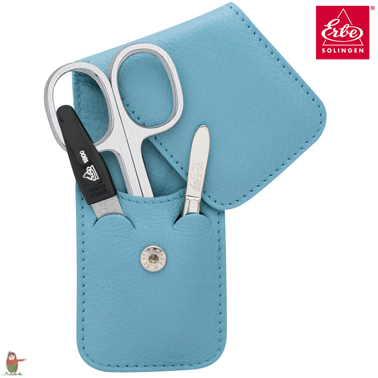Erbe-Solingen-Manikuere-Set-Siena-3-tlg-meer-blau-Linkshaender-offen-Taschen-Etui-1796-lafueliki