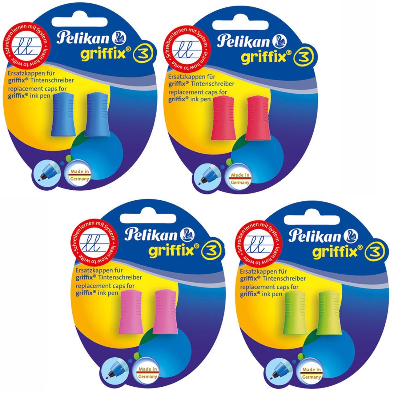 Ersatz-Kappe-Griffix-Tintenroller-pelikan-blau-rot-pink-gruen-tintenschreiber-4012700938053-lafueliki