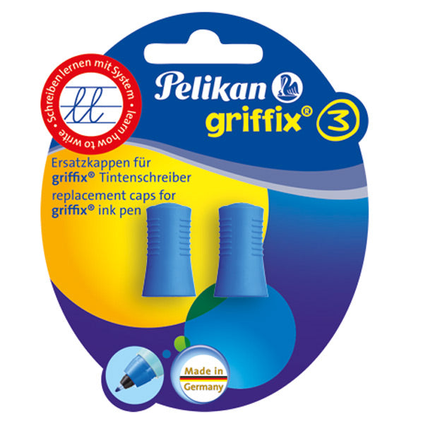 Ersatz-Kappe-Griffix-Tintenroller-pelikan-blau-seablue-tintenschreiber-4012700938053-lafueliki