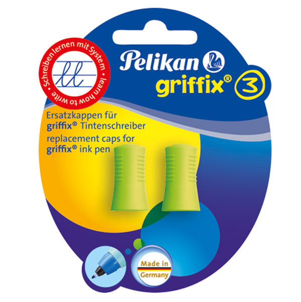 Ersatz-Kappe-Griffix-Tintenroller-pelikan-gruen-green-tintenschreiber-4012700938053-lafueliki