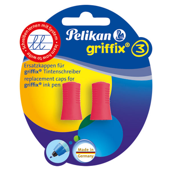 Ersatz-Kappe-Griffix-Tintenroller-pelikan-rot-cherry-tintenschreiber-4012700938053-lafueliki
