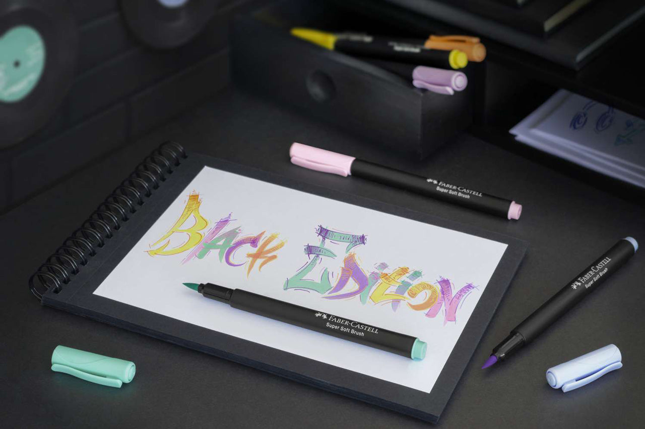 FABER-CASTELL-Black-Edition-6er-pastell-auf-einem-block-lafueliki
