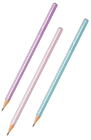 FABER-CASTELL-Bleistift-Sparkle-metallic-Grip-2001-lila-rose-tuerkis-duenn-online-kaufen-lafueliki