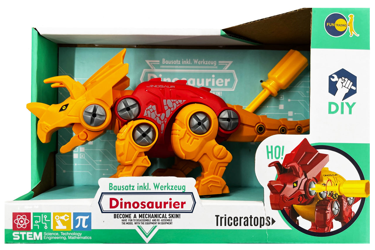 FUN-TRADING-DIY-Dinosaurier-3D-Bausatz-Triceratops-orange-4260612165955-lafueliki