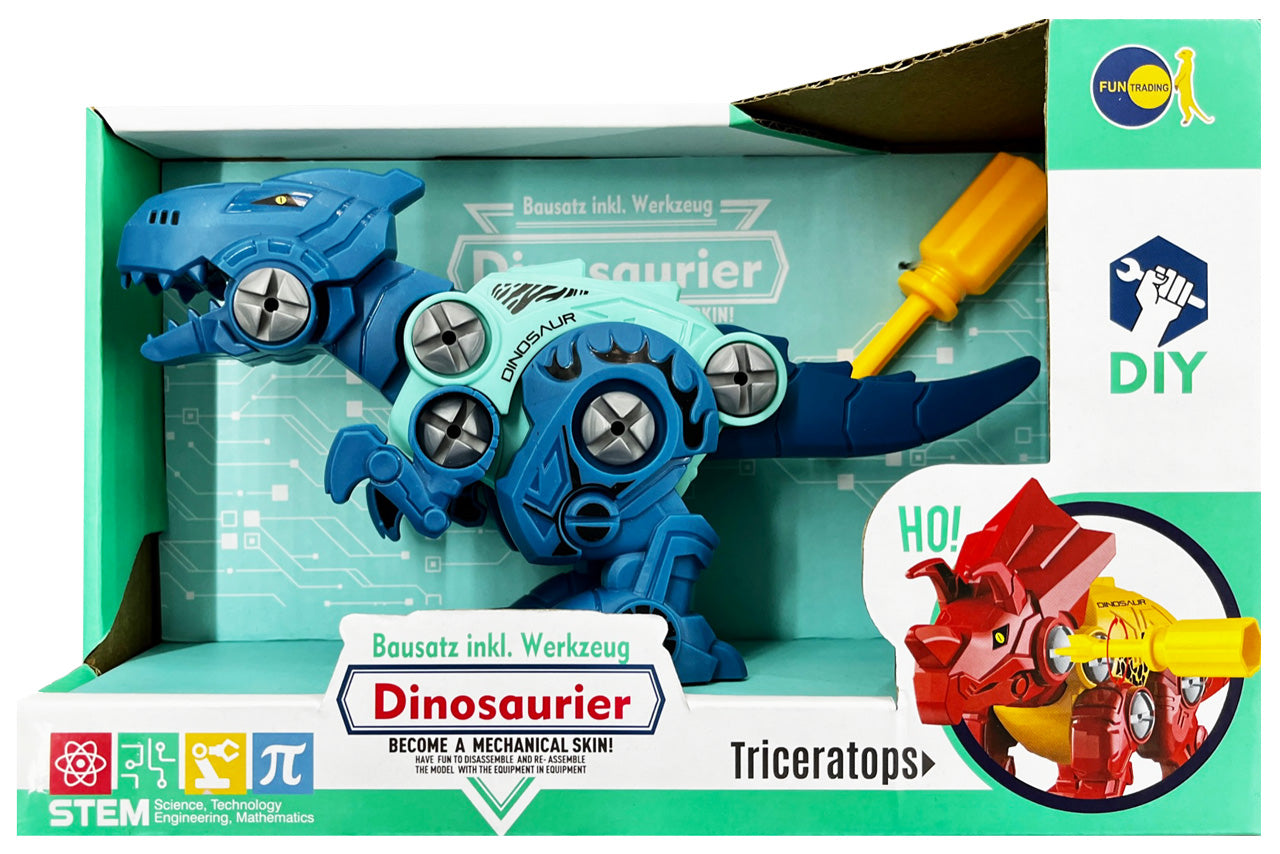 FUN-TRADING-DIY-Dinosaurier-3D-Bausatz-Tyrannosaurus-blau-4260612165955-lafueliki