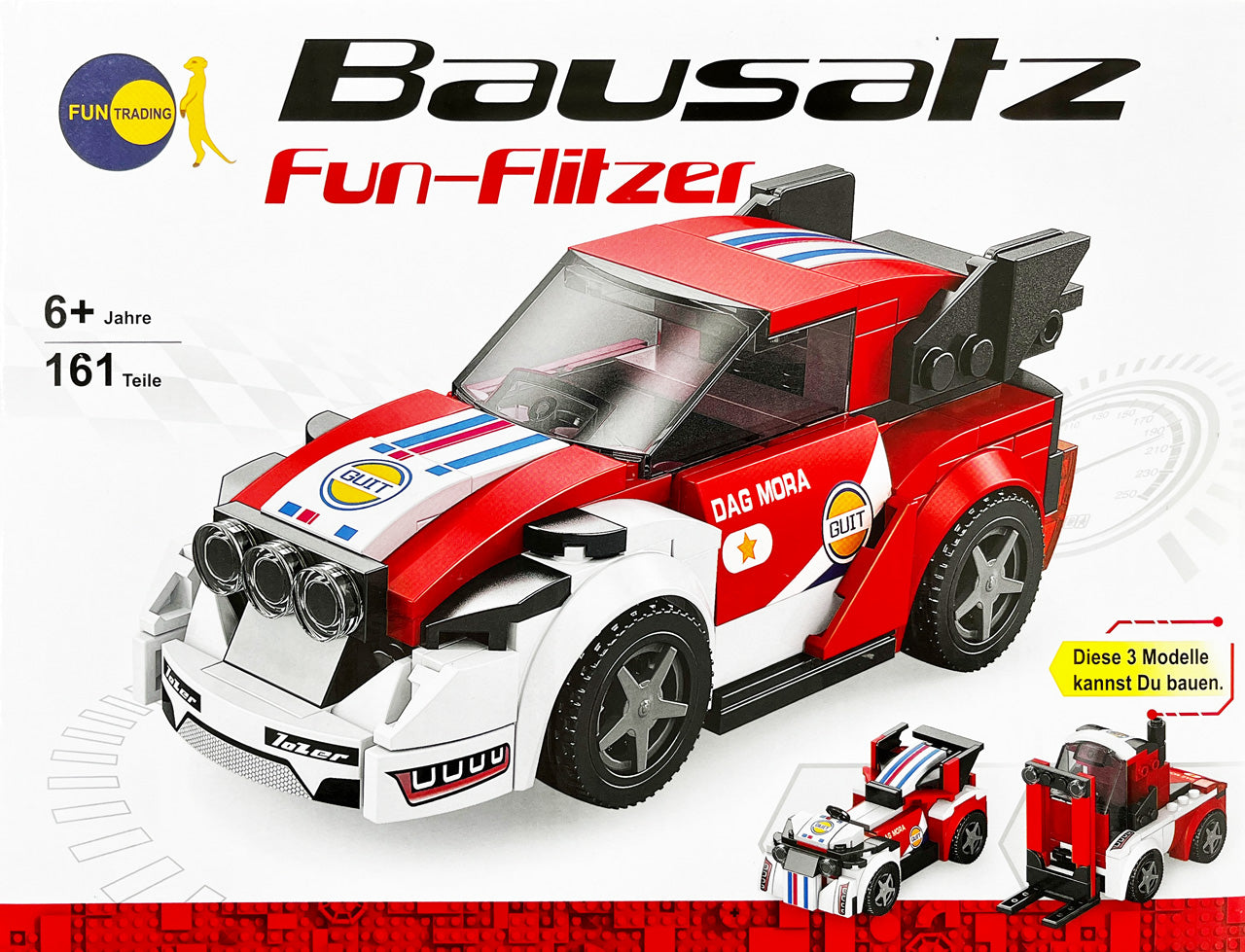 FUN-TRADING-Klemmbaustein-Bausatz-Fun-Flitzer-Auto-Fahrzeug-rot-4260612166501-lafueliki