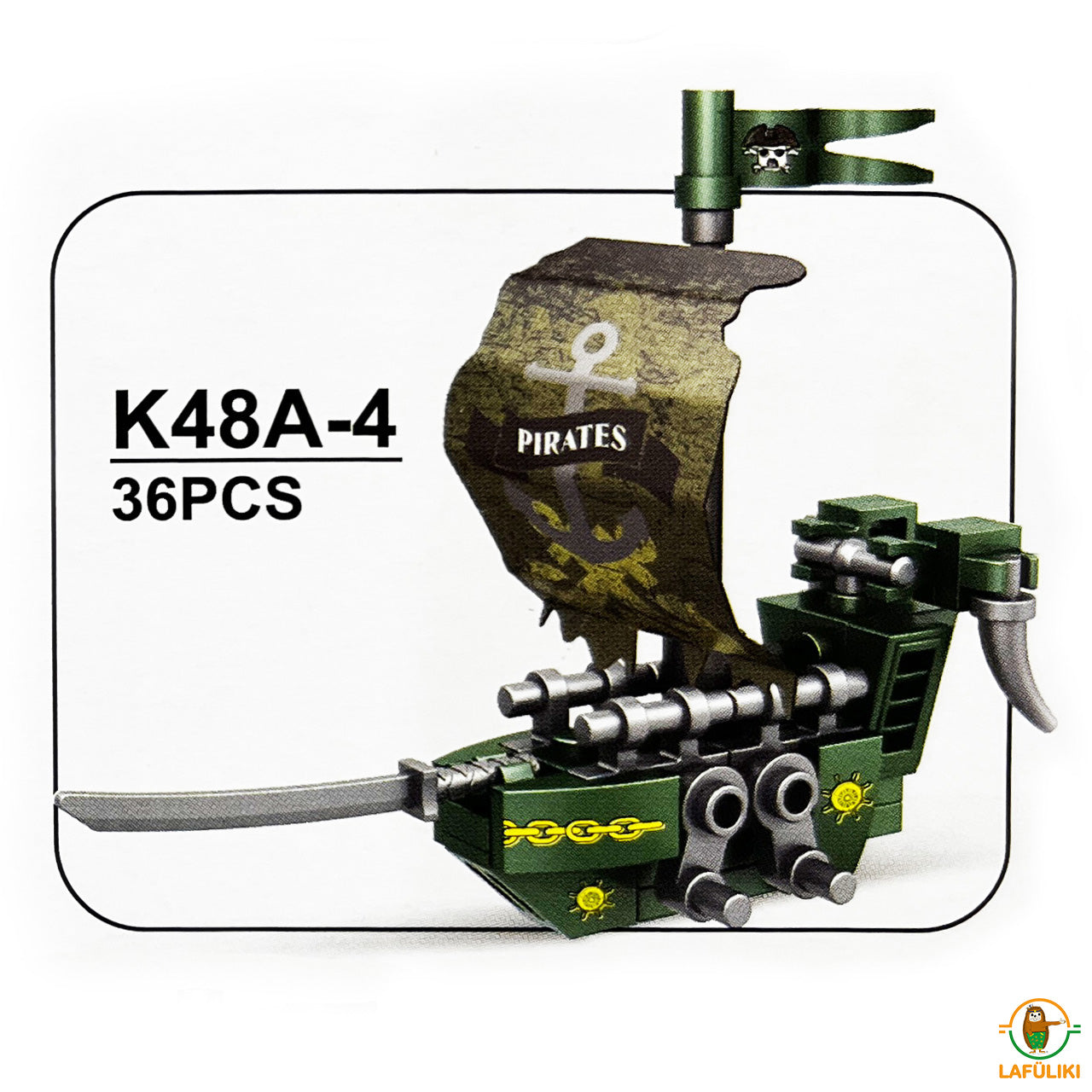 FUN-TRADING-Klemmbaustein-Bausatz-mini-Piraten-Boot-Schiff-gruen-4260612166358-online-kaufen-lafueliki