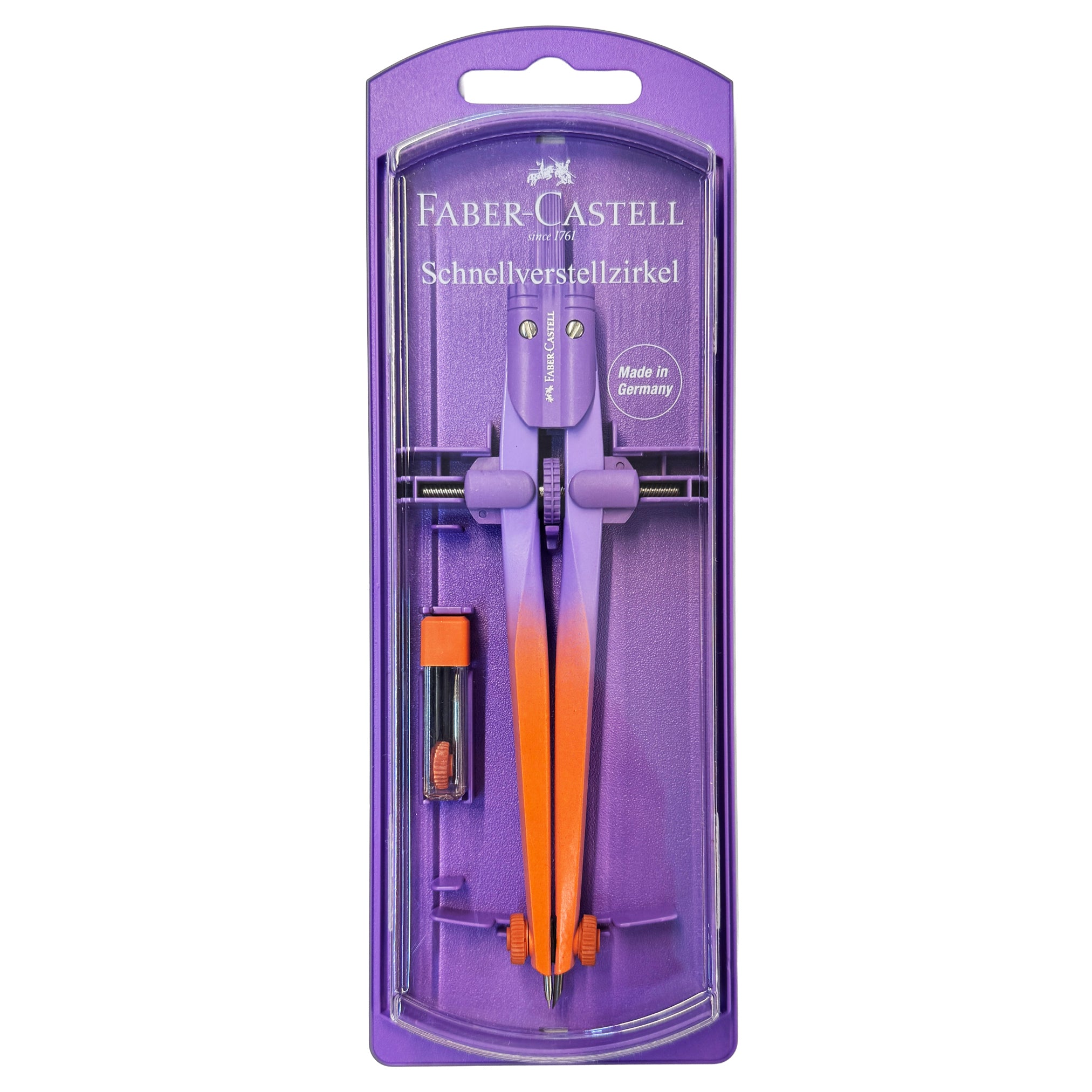 Faber-Castell Schnellverstellzirkel Stream · Flow Edition · Farbverlauf