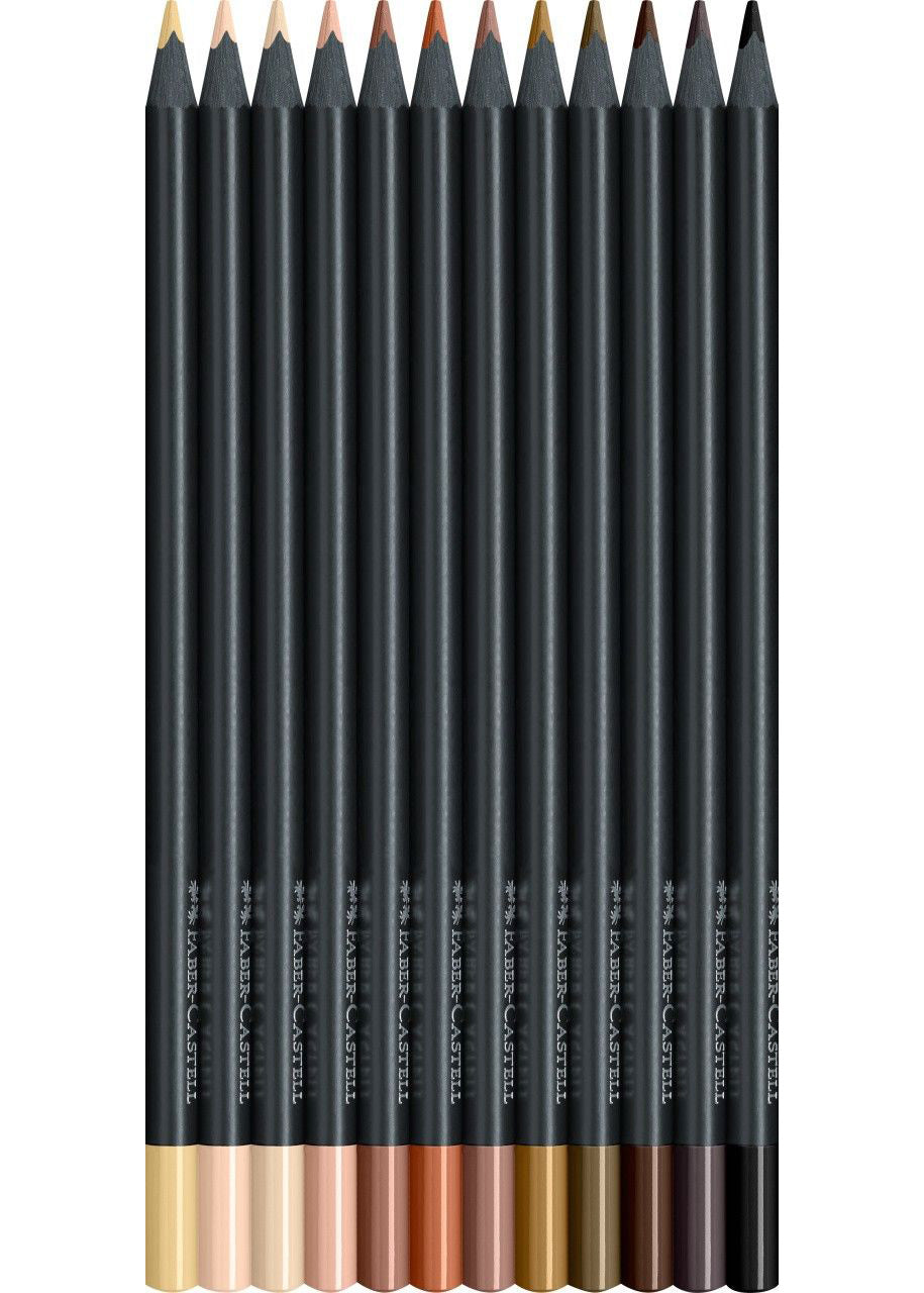 Faber-Castell-Buntstifte-Black-Edition-12er-braun-Farbstifte-507170-lafueliki