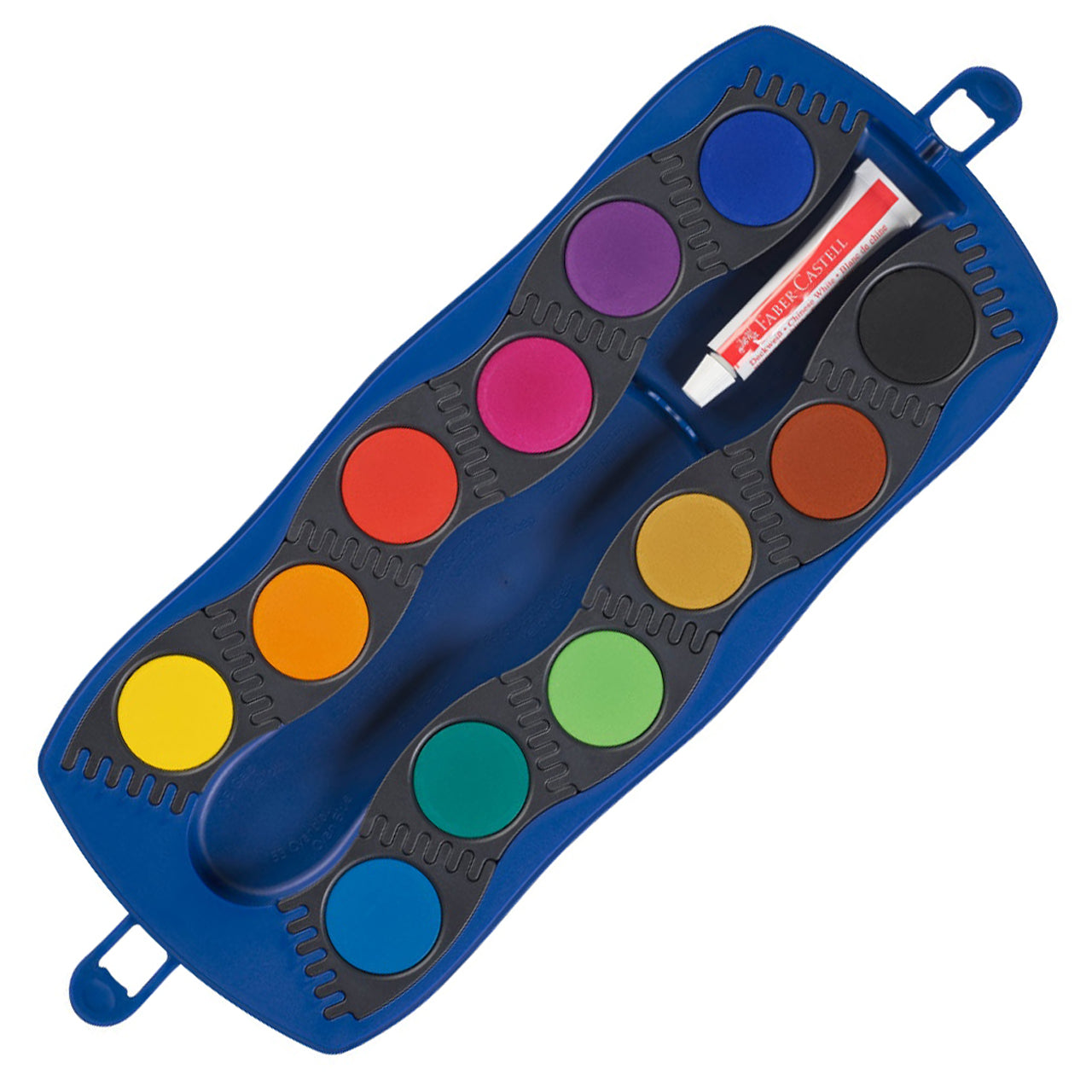 Faber-Castell-Deckfarbkasten-malkasten-Connector-12-Farben-blau-125001-offen-online-kaufen-lafueliki