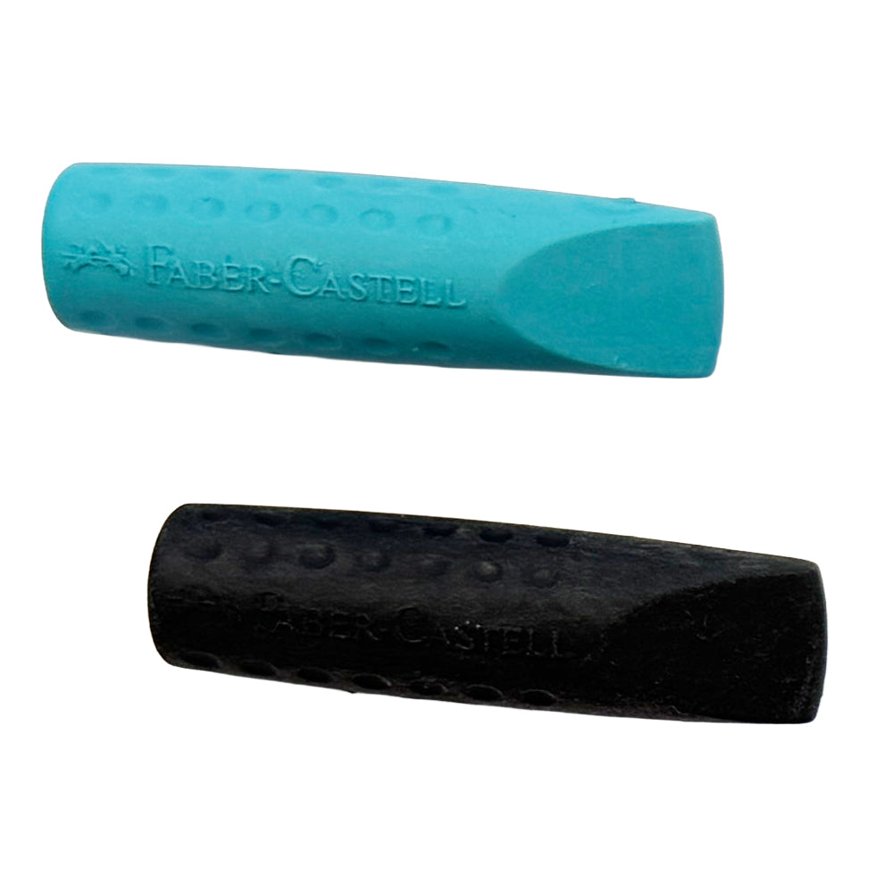 Faber-Castell Grip 2001 Eraser Cap · Radierer zum Aufstecken · 2er Set