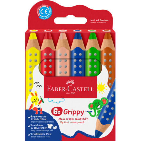 Faber-Castell-Grippy-6er-Set-LAFUELIKI-Shop