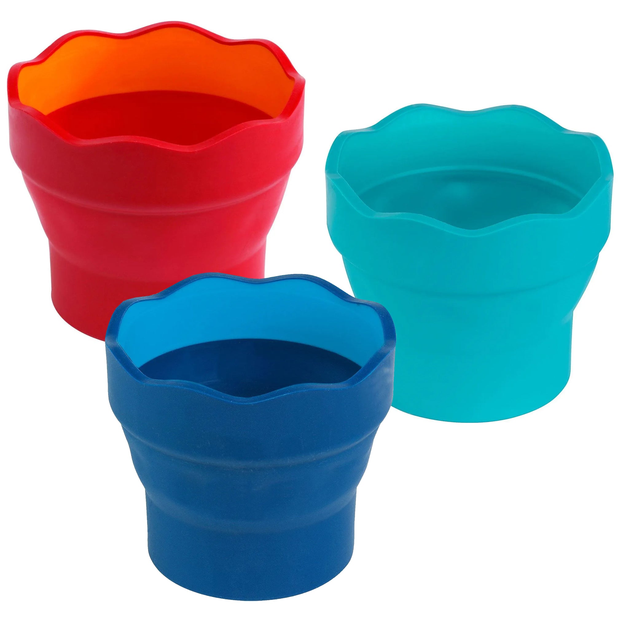 Faber-Castell Wasserbecher CLIC & GO · faltbar · für Schule & Freizeit