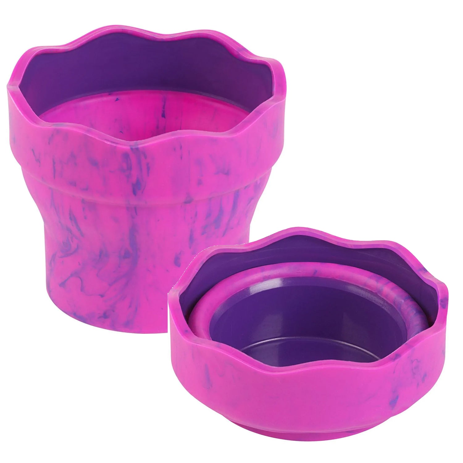 Faber-Castell Wasserbecher CLIC & GO · faltbar · für Schule & Freizeit