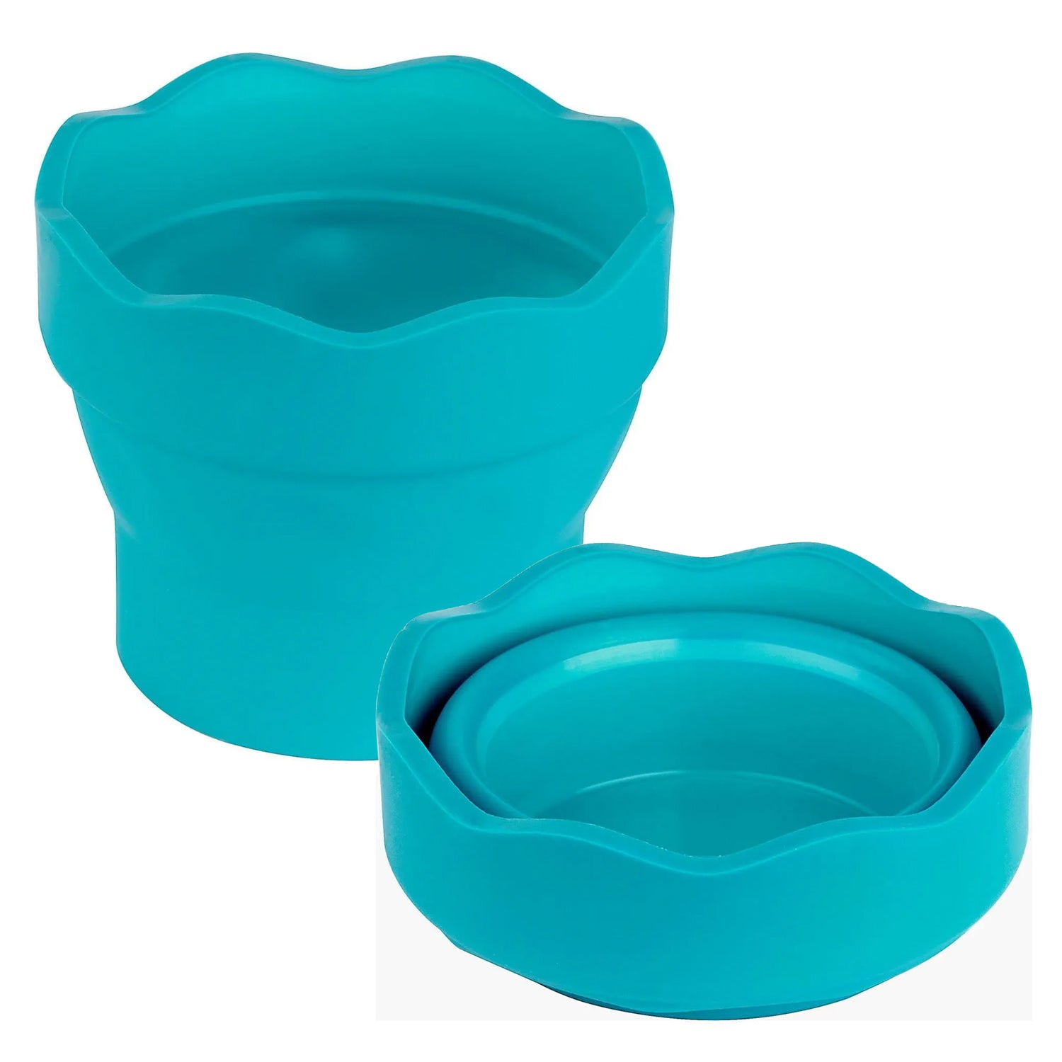 Faber-Castell Wasserbecher CLIC & GO · faltbar · für Schule & Freizeit