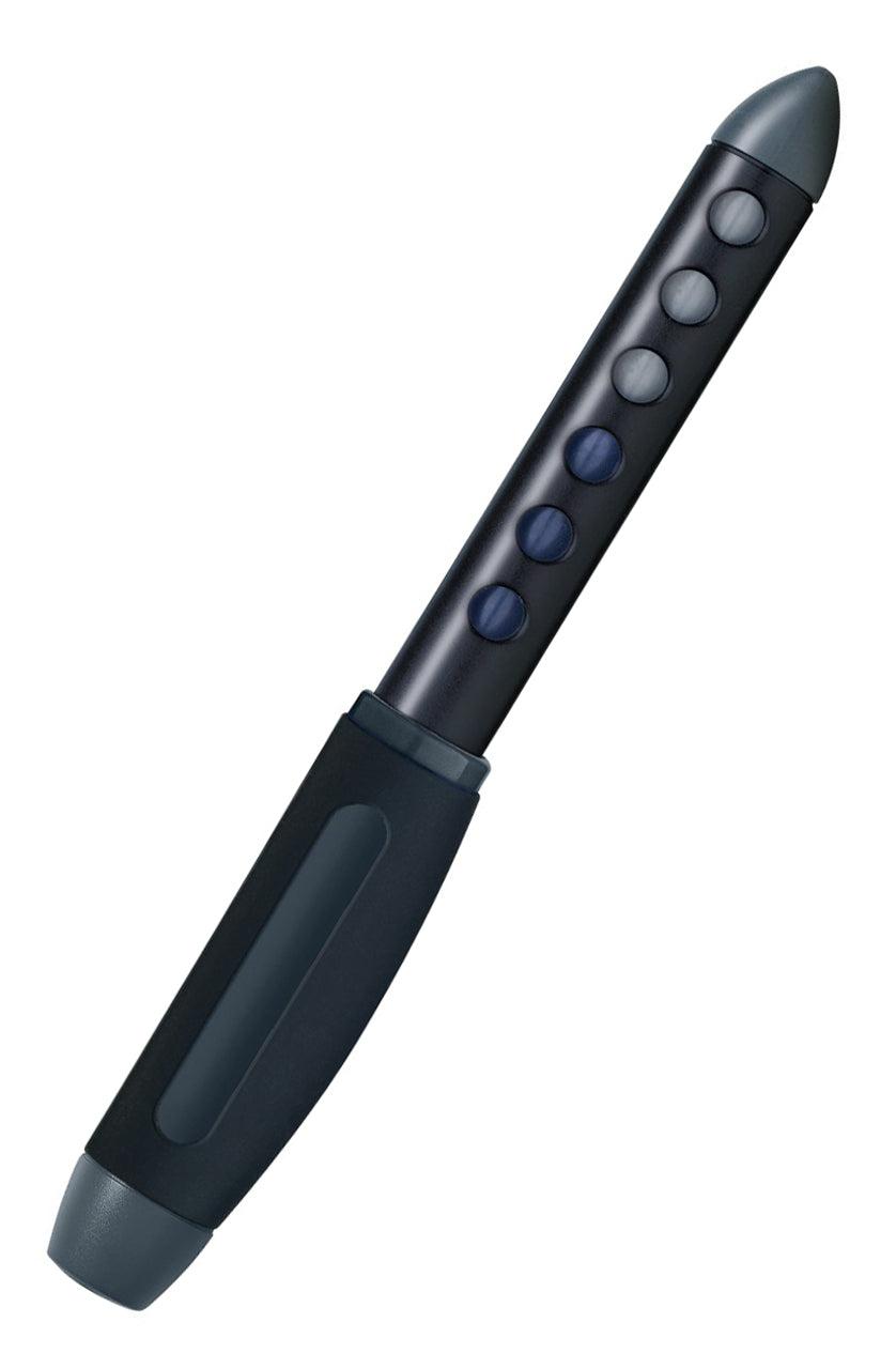 Faber-Castell-Schul-Fuellhalter-Scribolino-fueller-schwarz-Linkshaender-149861-Kappe-geschlossen-lafueliki