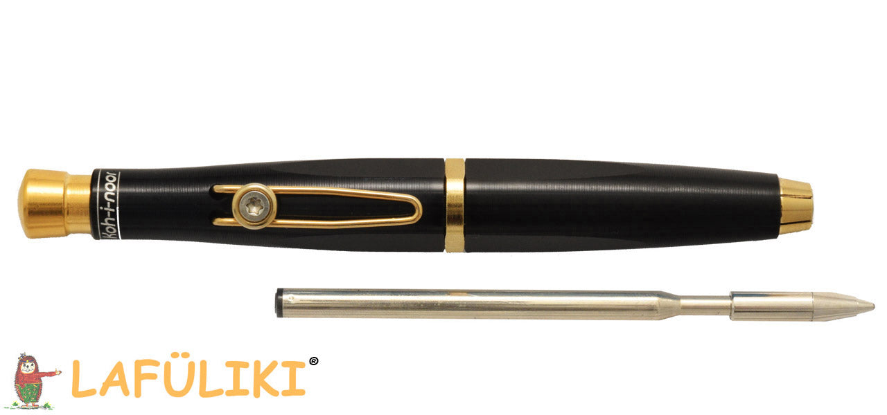 Fallminenstift-Style-Kugelschreiber-mit-Mine-schwarz