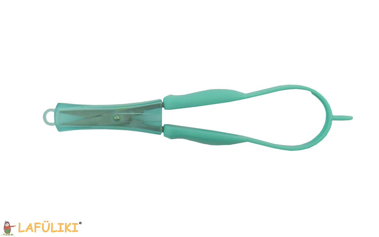 Feder-buegel-schere-mit-kappe-mini-Easy-Grip-spitz-MEG-3-1151-lafueliki