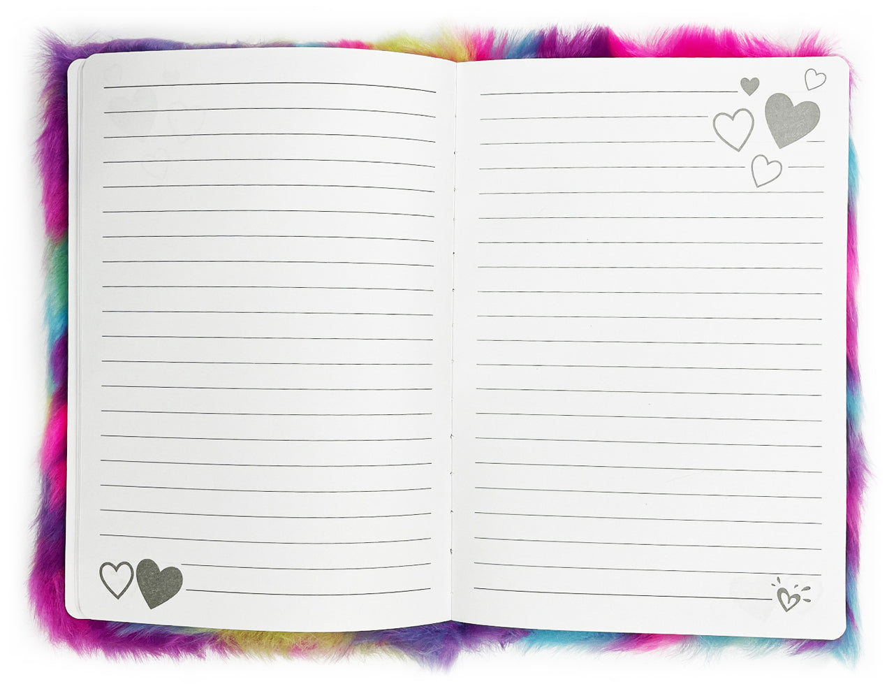 Flauschiges-Notizbuch-A5-Katze-bunt-31341-linert-lafueliki