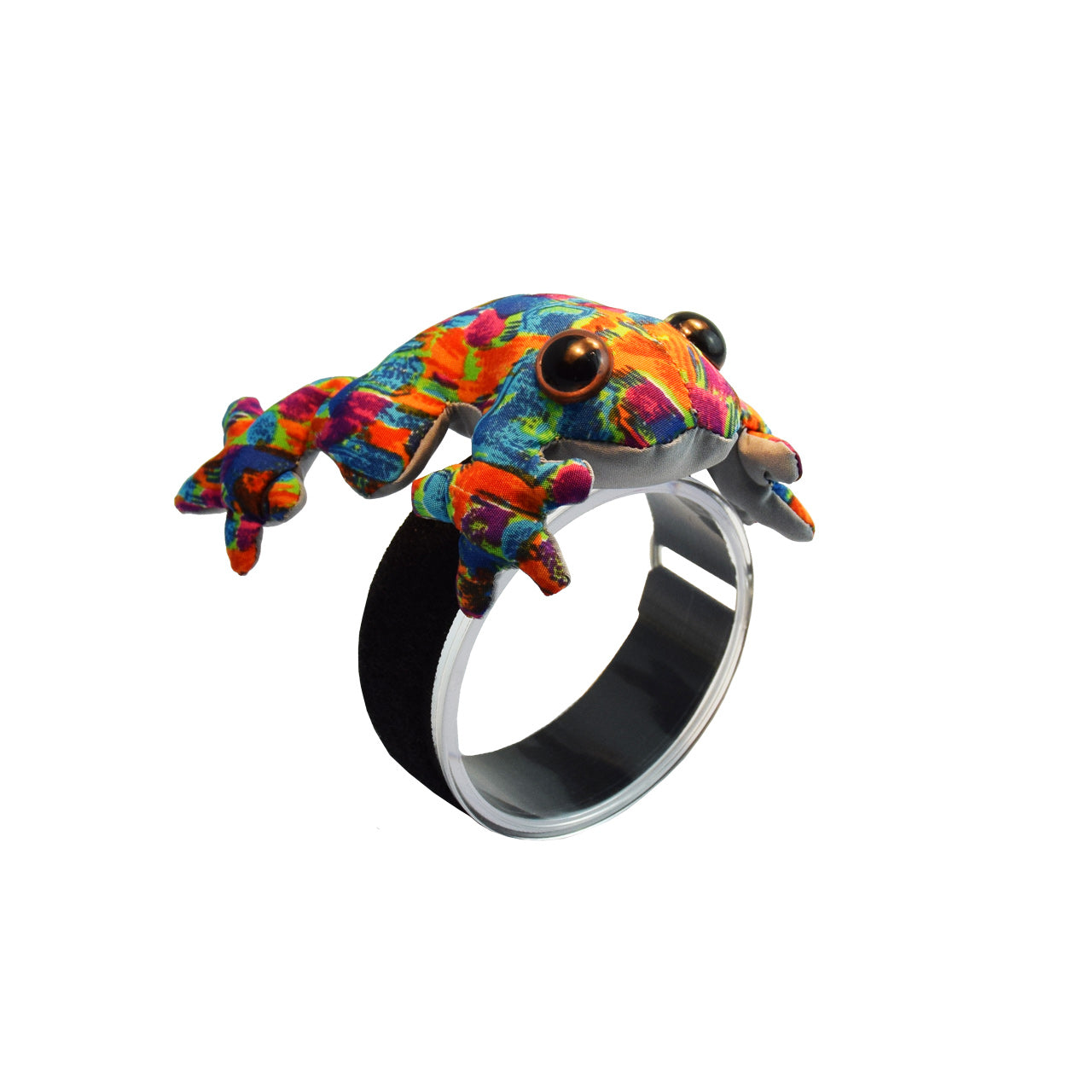 Froggy-Unterarmbeschwerer-S-blau-orange-pink-8420-Schreibhilfe-lafueliki