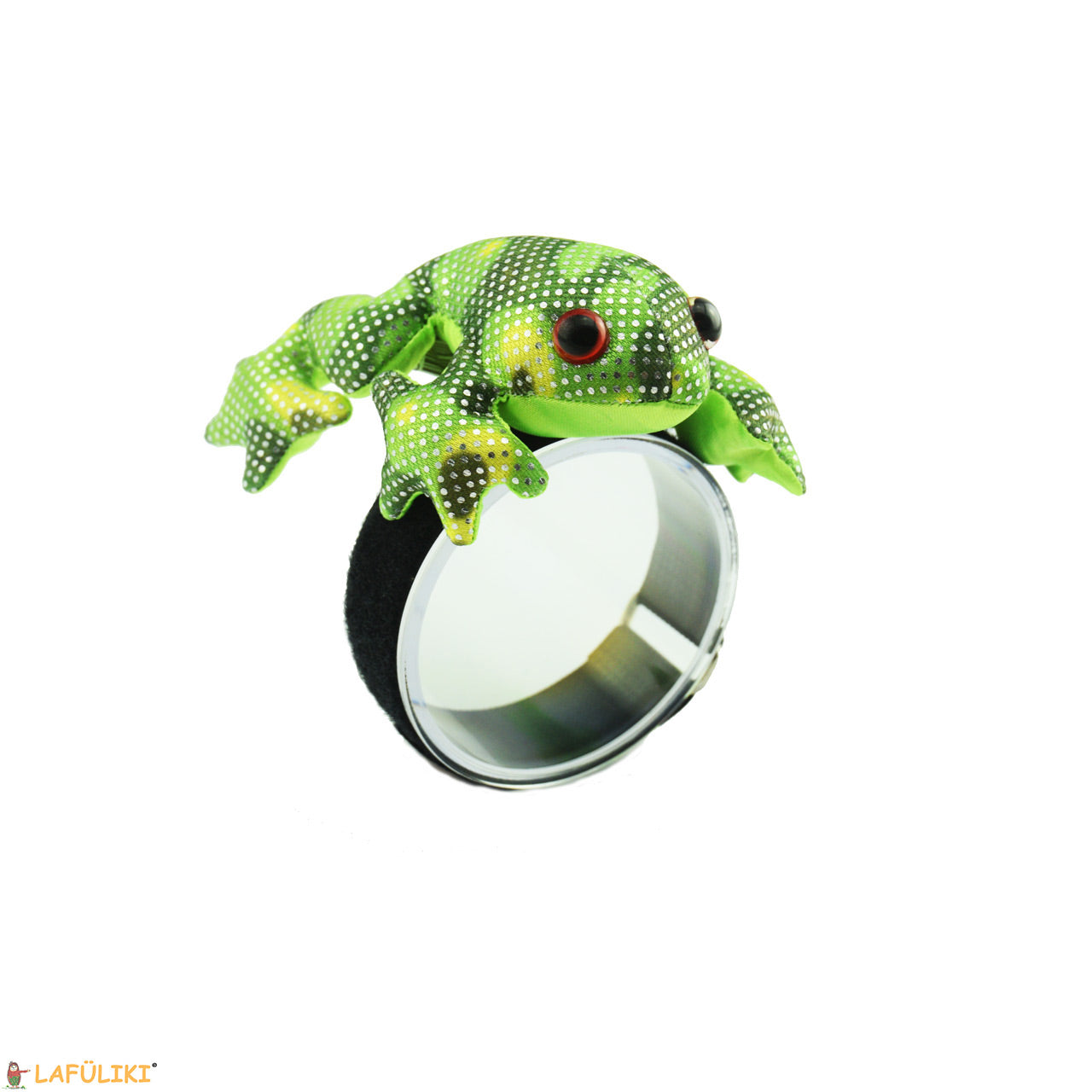 Froggy-Unterarmbeschwerer-S-silber-gruen-8420-14-Schreibhilfe-lafueliki