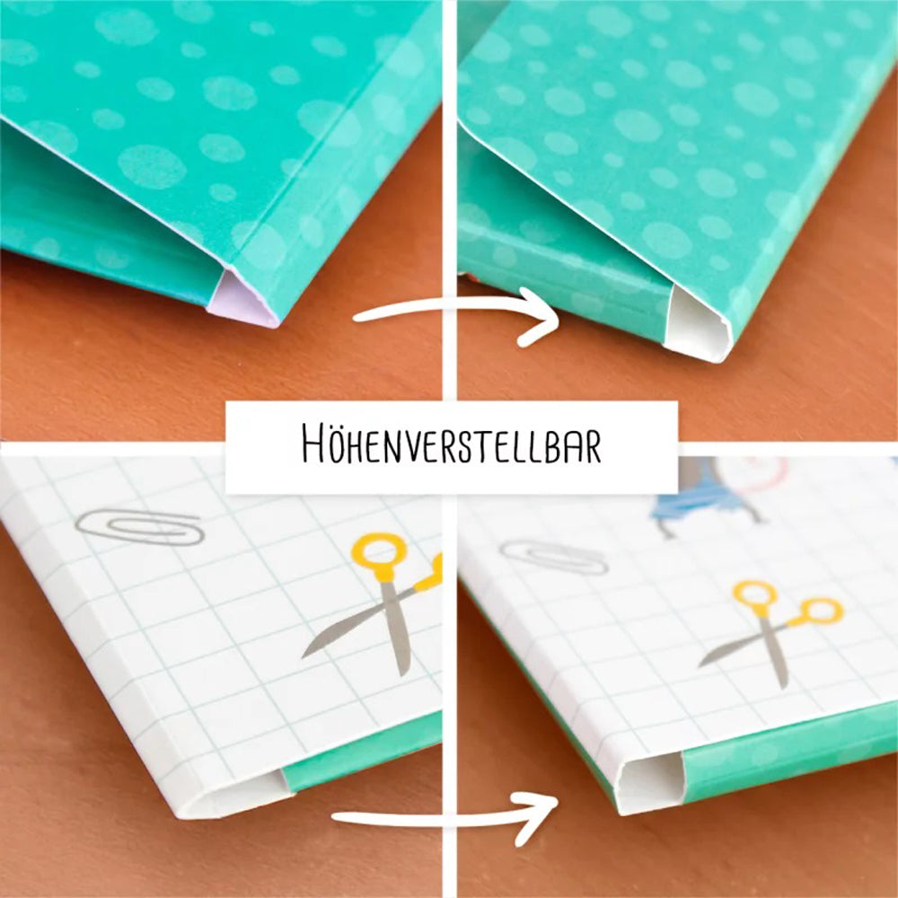 Graetz-Verlag-Sammelmappe-fuer-Kinder-A4-Meine-Gesammelte-Werke-Motiv-Alpaka-02403-hoehenverstellbar-lafueliki