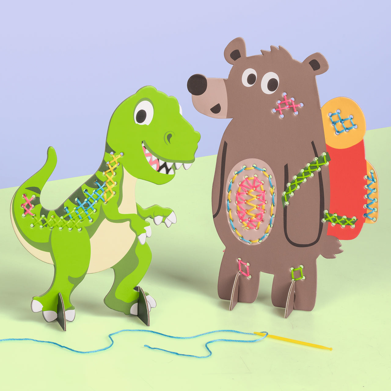 HEYDA-Stick-Figuren-Set-Dino-und-Baer-lafueliki
